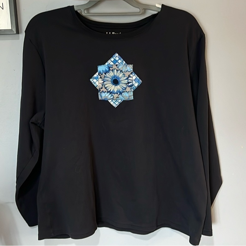 L.L. Bean 100% Cotton Black Long sleeve Shirt Size 2x